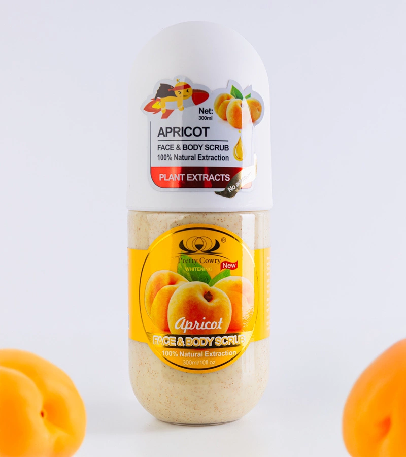 Pretty Cowry sárgabarackmagos arc- és testradír 300 ml