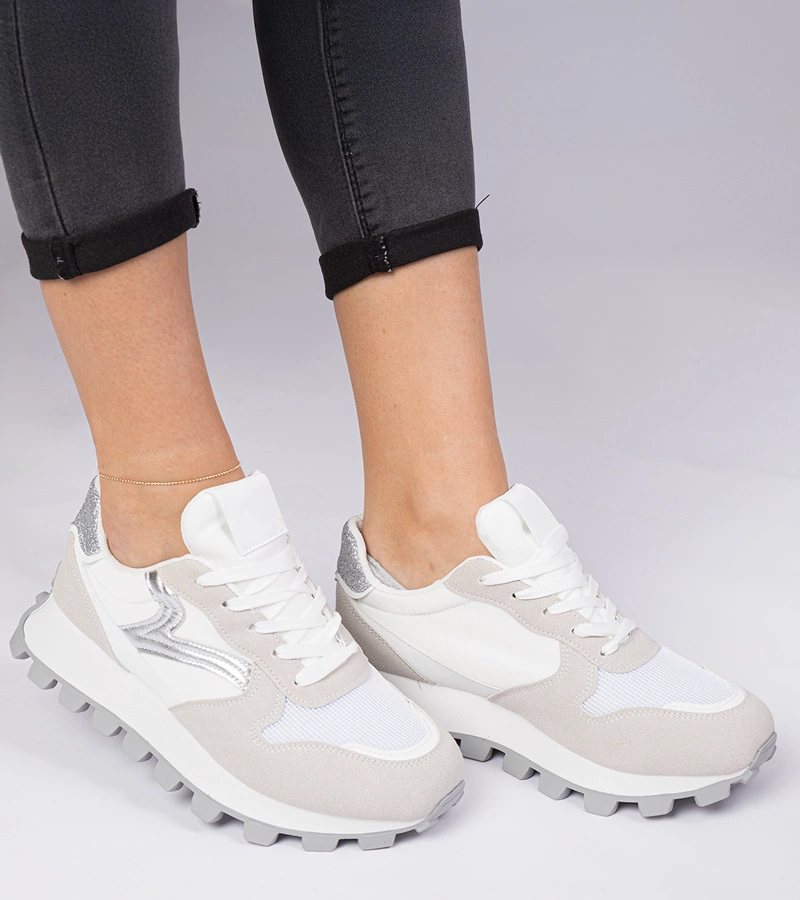 Fehér női sportos tornacipő Melinda