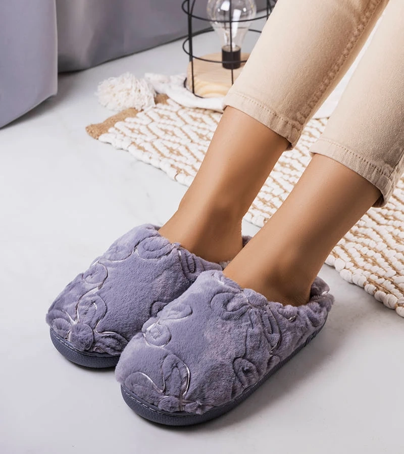 Szürke puha papucs Maren