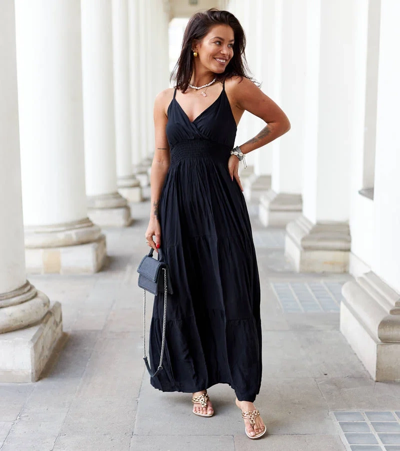 Fekete maxi Goffredo ruha