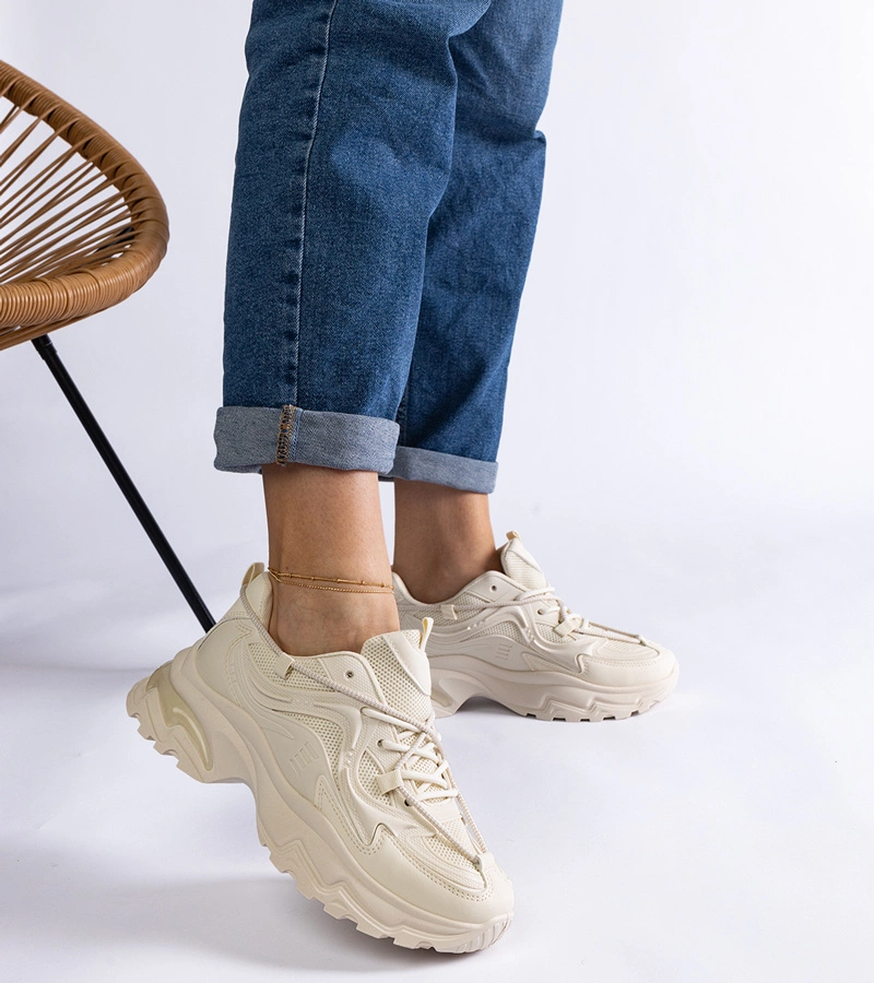 Bézs női sportos tornacipő Urena