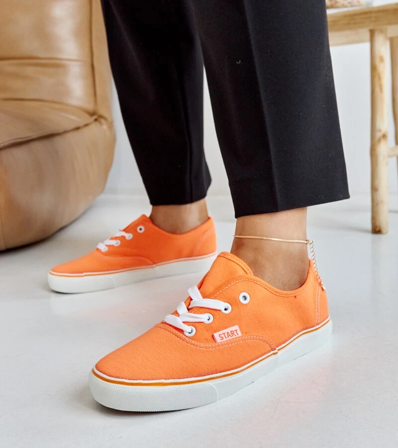 Narancssárga klasszikus Erla teniszcipők