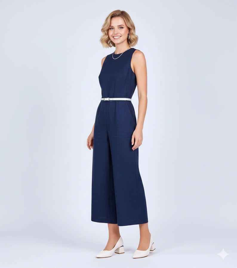 Fehér alacsony sarkú körömcipő ezüst díszítéssel Vallisa