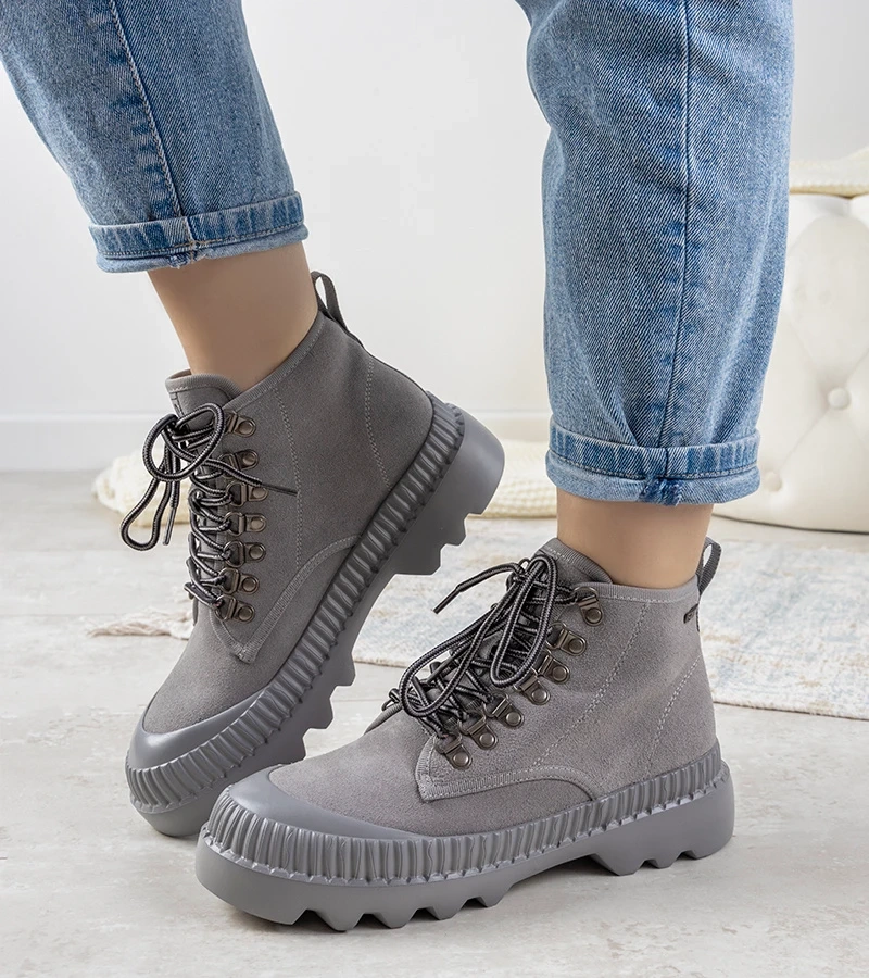 Szürke Big Star női Laprise sportcipők