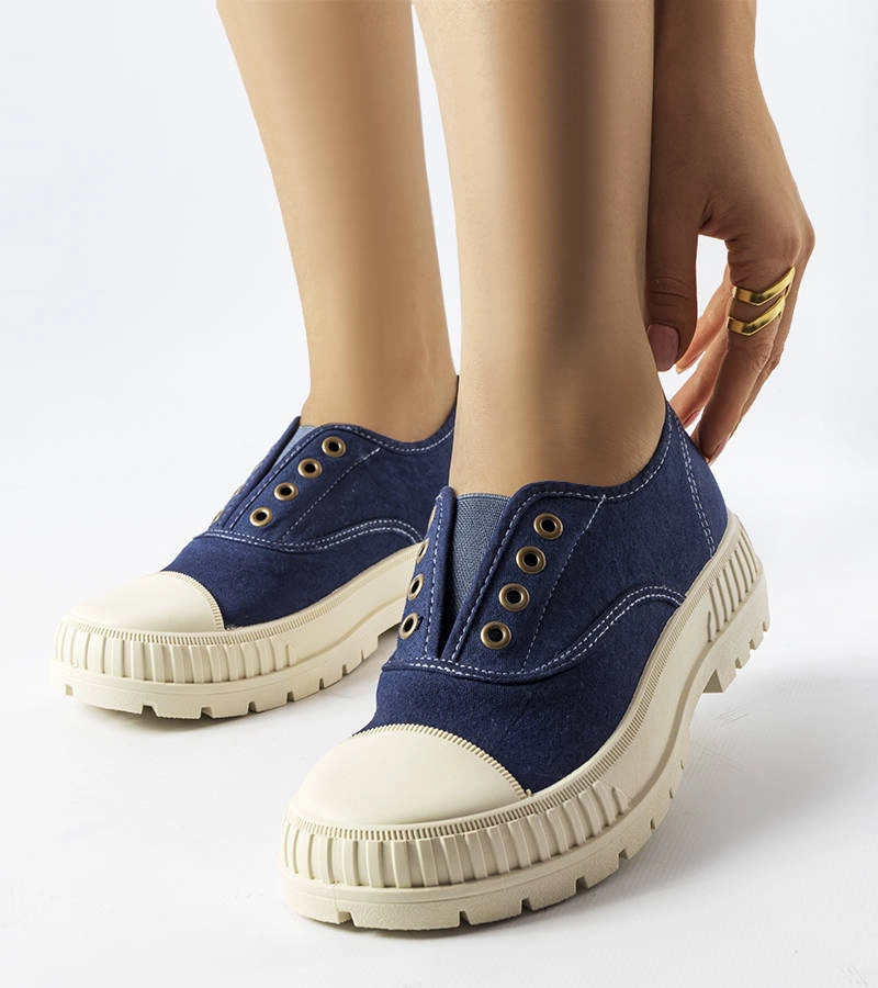 Walton sötétkék gumicipők