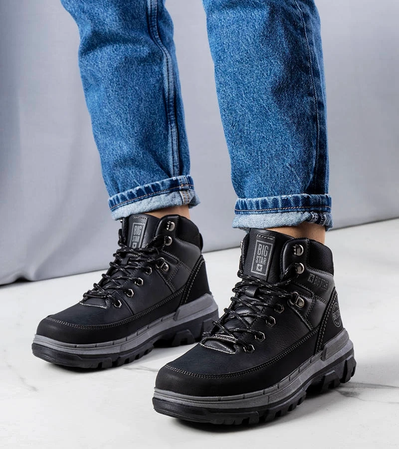 Fekete traperek Big Star KK274222 BLACK