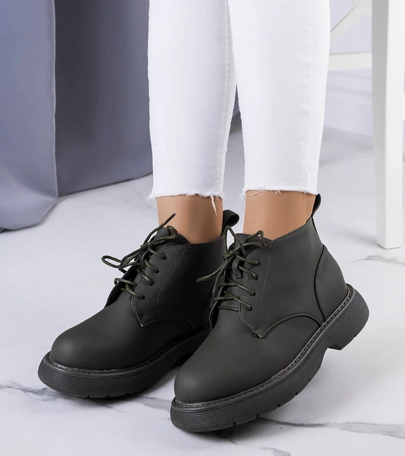 Zöld bélelt csizma Savino