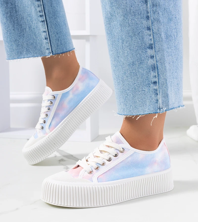 Kék-rózsaszín női Steen tornacipők