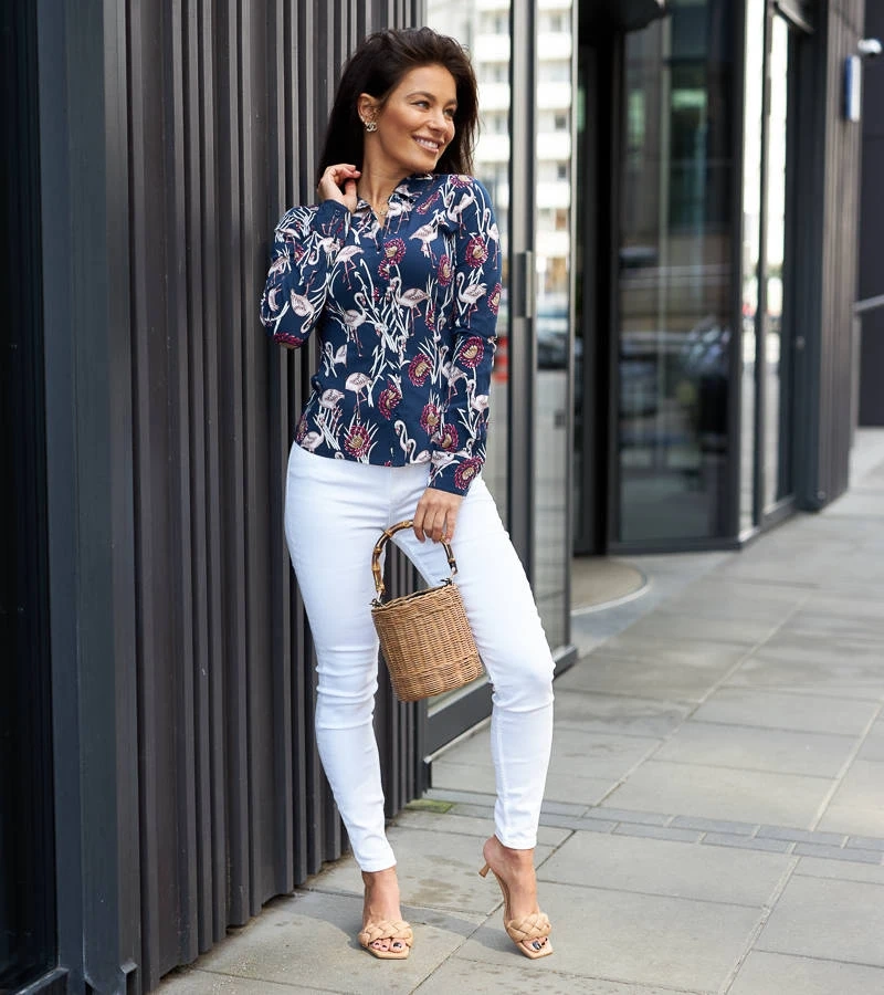 Sabbatini mintás kék ing