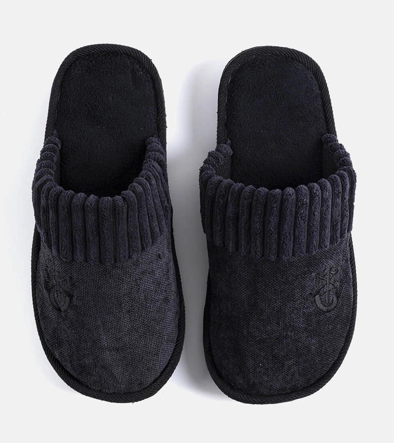 Fekete férfi papucs Lesseps