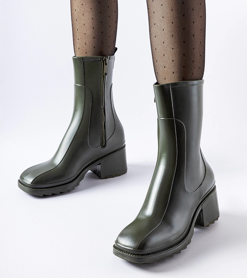 Zöld cipzáras Maggiore gumicsizma