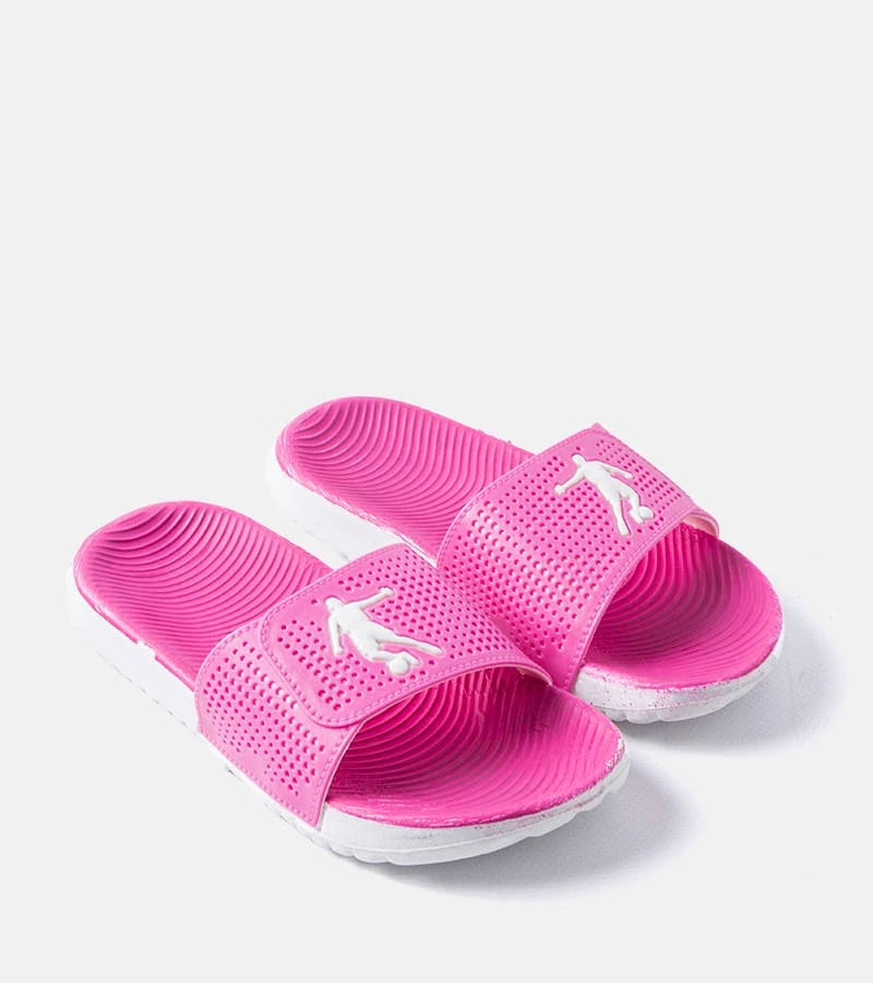 Fehér-rózsaszín gumicipő Athens