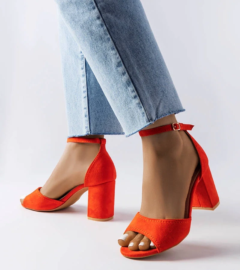 Diasha narancsszínű sarokszandál