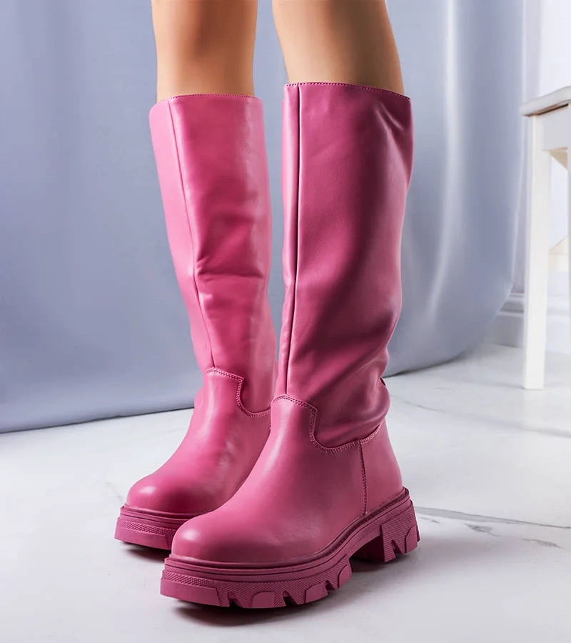 Rózsaszín melegített csizma Romelio