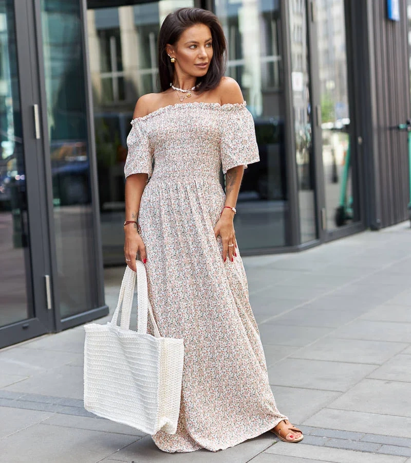 Ilario virágos maxi ruha