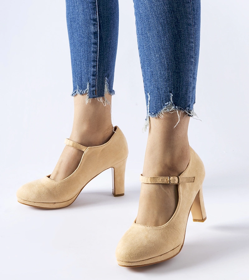 Széri színes magassarkú cipő