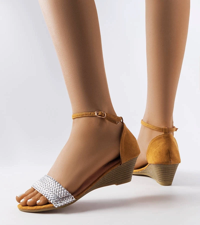 Ezüst szandál cipő Veltri