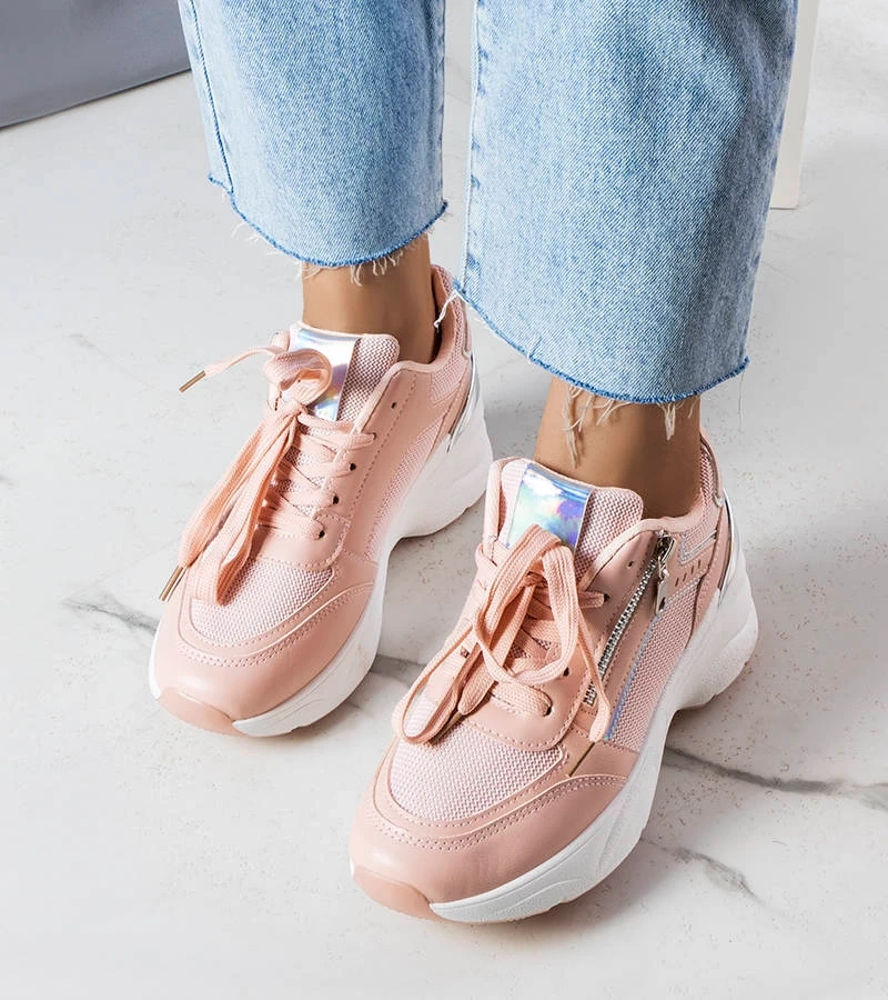 Rózsaszín tornacipő Stacey talppal