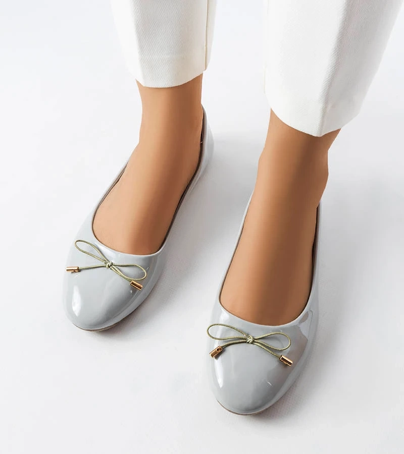 Szürke lakkozott balerina Lakewood
