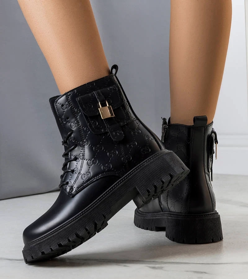 Fekete bélelt trapper nadrág Coal