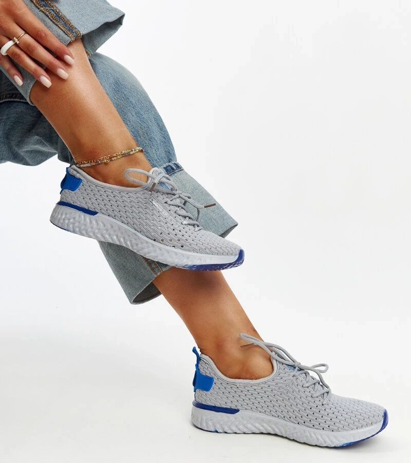 CROSS JEANS női szürke anyagból készült tornacipő