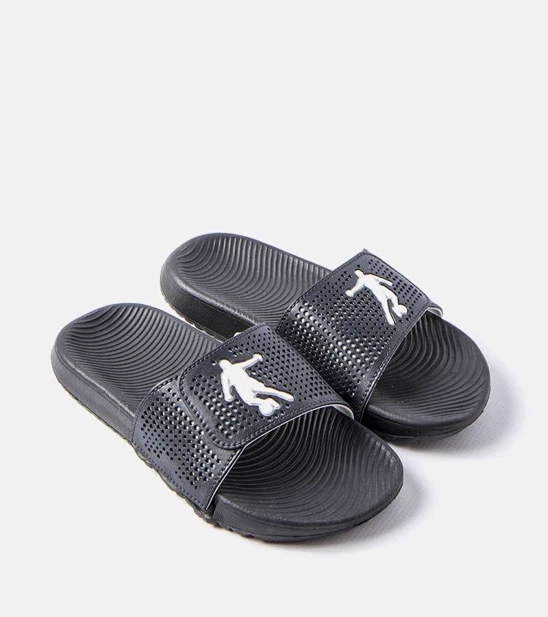 Fekete gumi gyerek papucs Athens