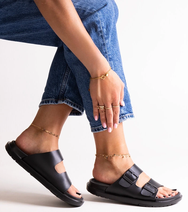 Big Star NN274A750 fekete papucsok