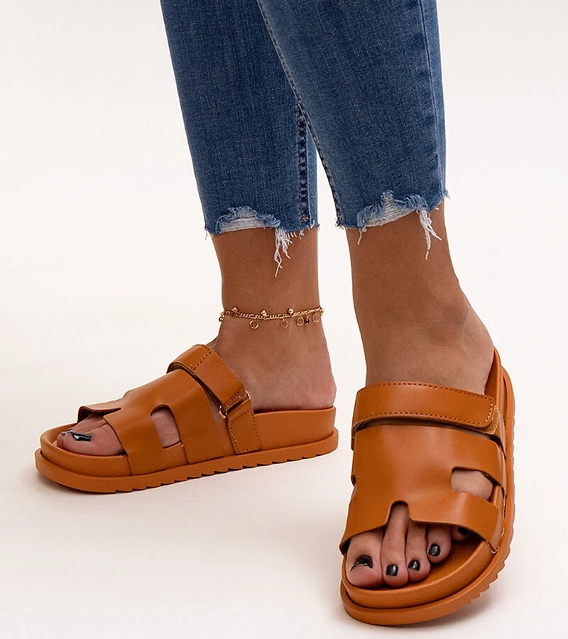 Kassis barna tépőzáras papucsok