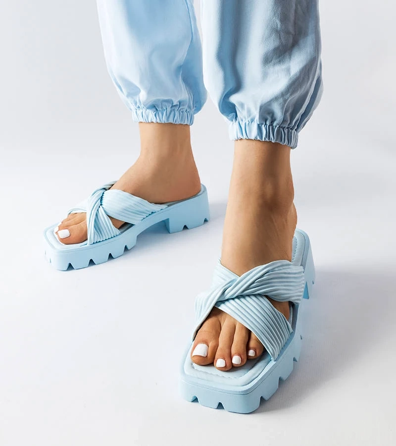 Kék traktor talpú papucsok Dubé