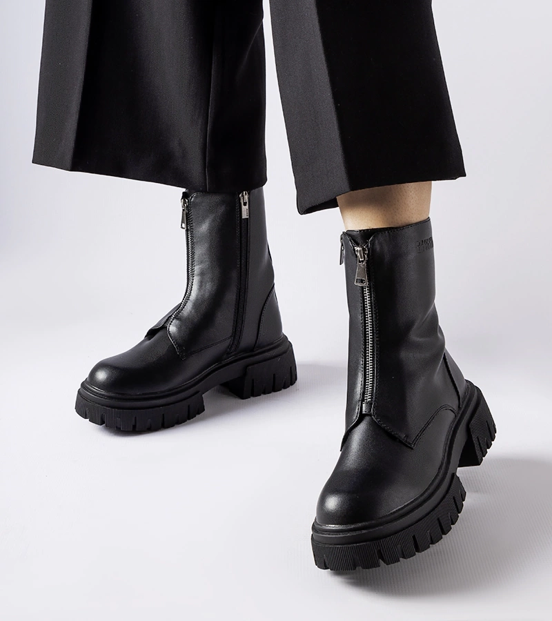 Fekete bélelt csizma Big Star MM2745598