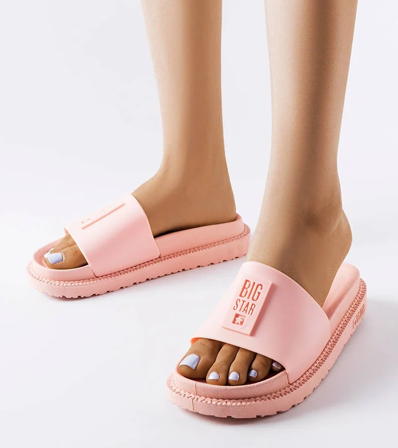 Rózsaszín papucs Big Star LL274425