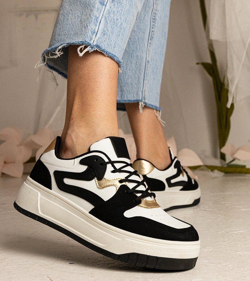 Fekete női sport tornacipő Seisha