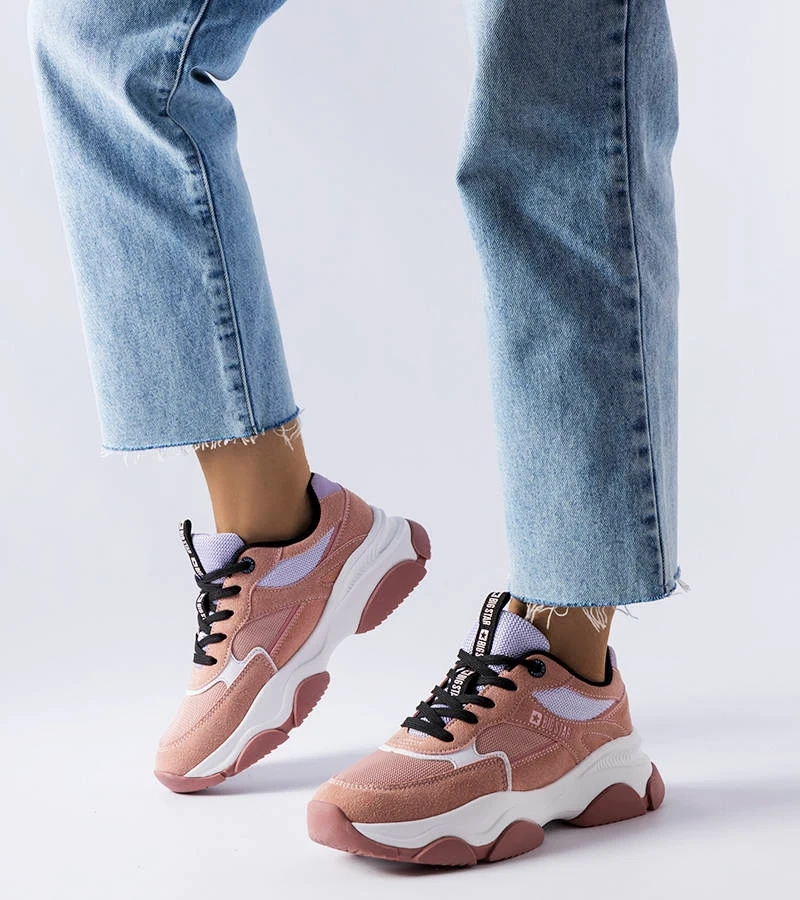 Rózsaszín sneakers Big Star JJ274577