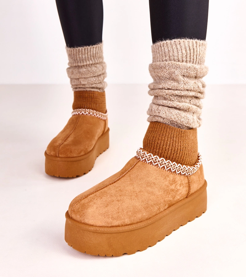 Barna alacsony Bernica zokniszárú hótaposó