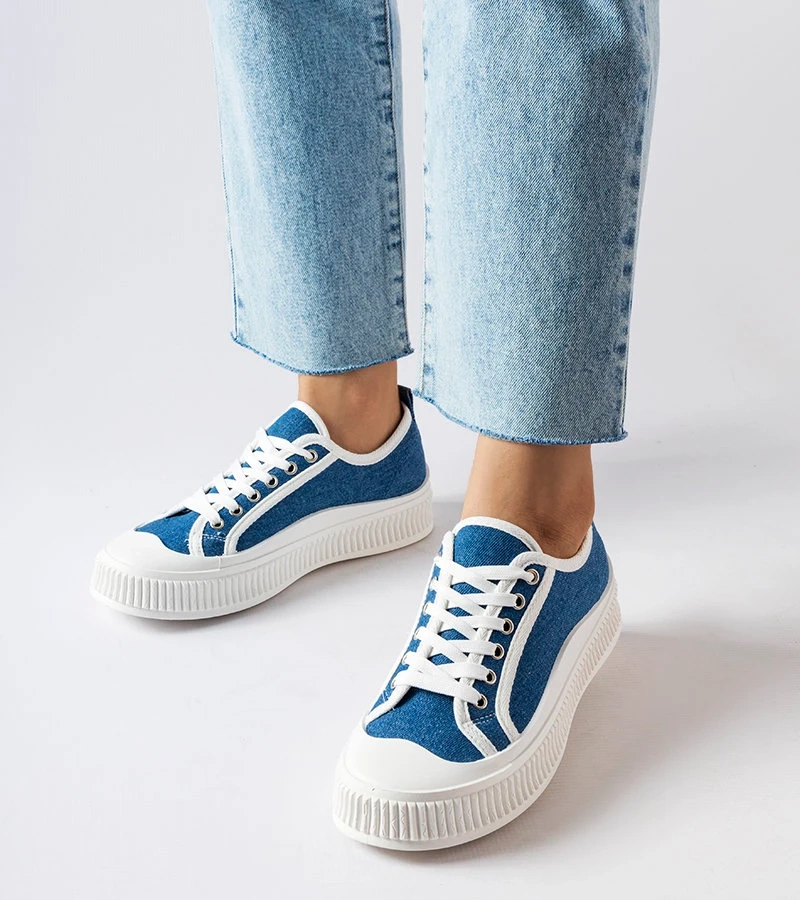 Kék platformos tornacipő Alfianello