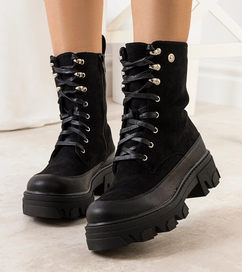 Fekete bokacsizma Coombe