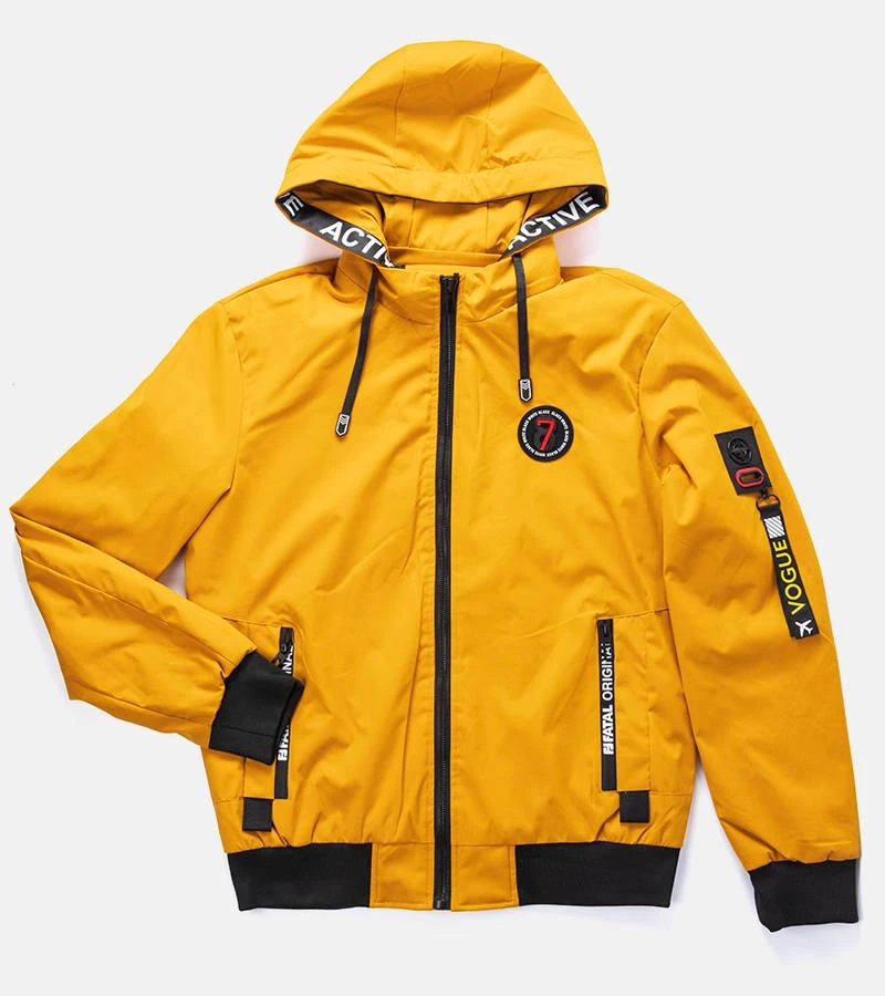 Sárga férfi átmeneti dzseki Tollmache