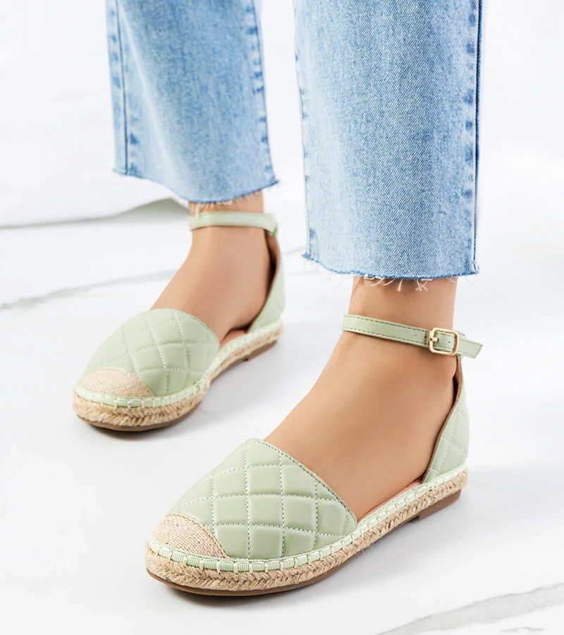 Zöld espadrille Faiza