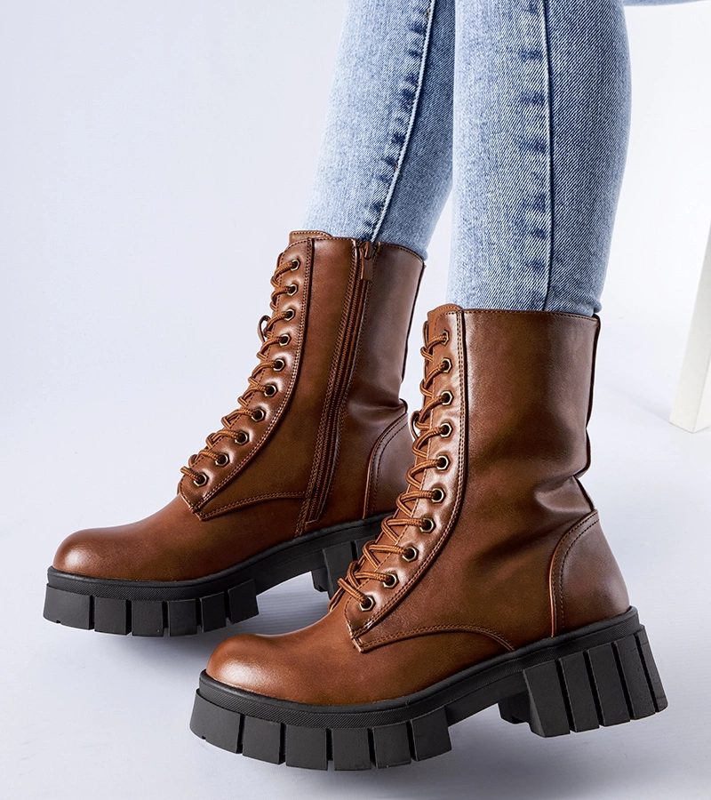 Karamell klasszikus munkavédelmi cipők Pedraza