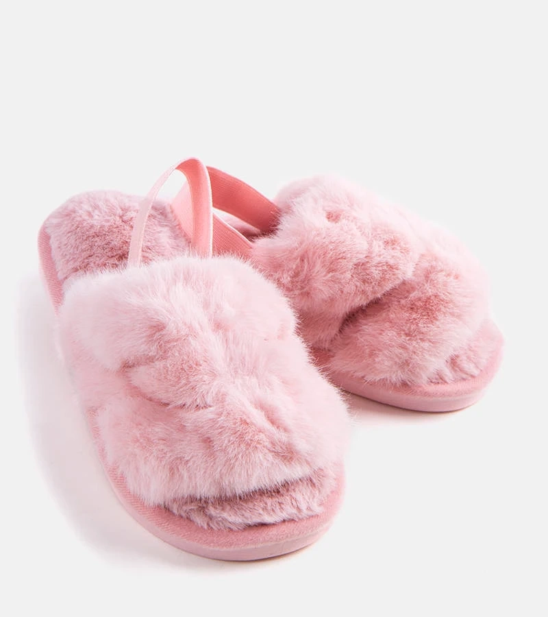 Rózsaszín gumis papucs Leilany