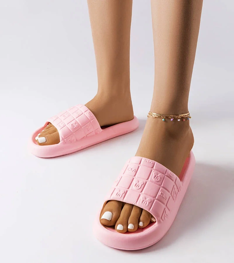 Rózsaszín medence papucs Janina