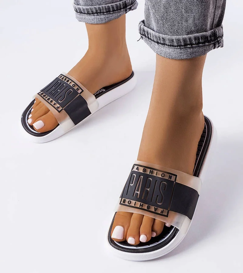 Fekete gumicipők Párizs