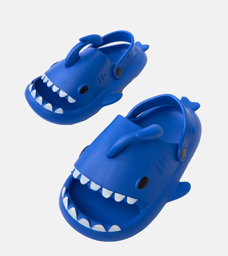 Kék cápa mintás gyermek papucs Tossi
