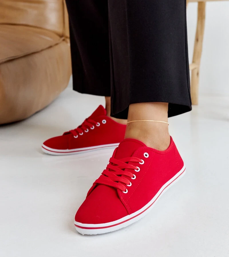 Ramira piros klasszikus teniszcipői