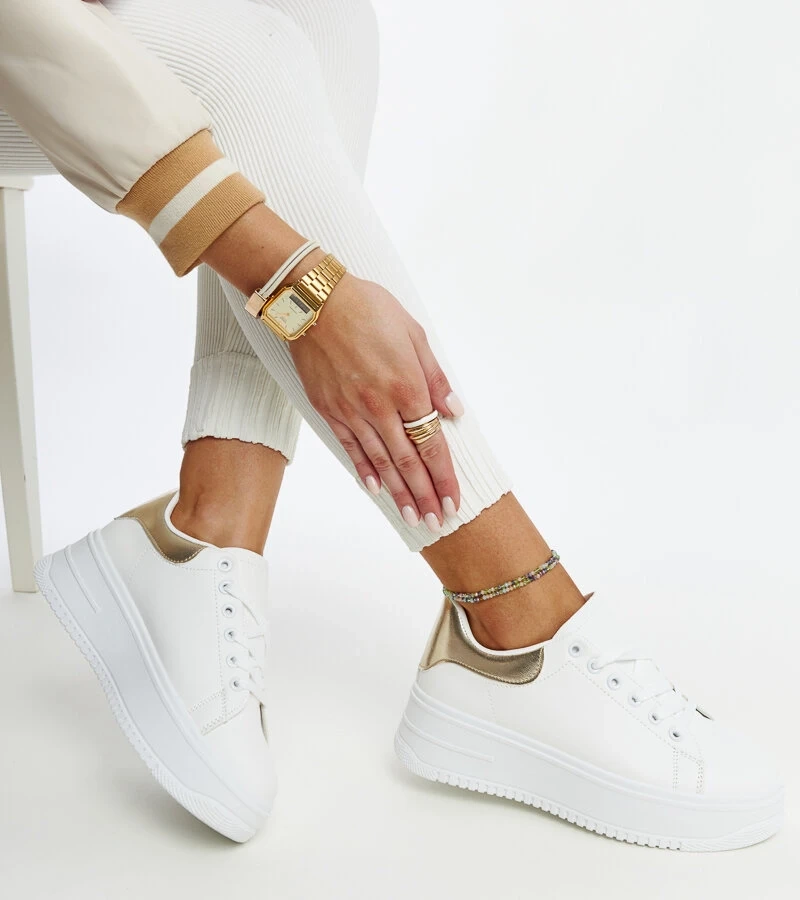 Ottavia platformos fehér sportcipő