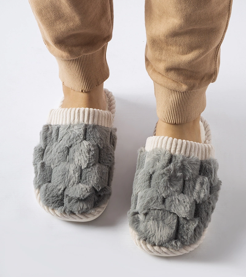 Szürke melegített női papucs Crissa