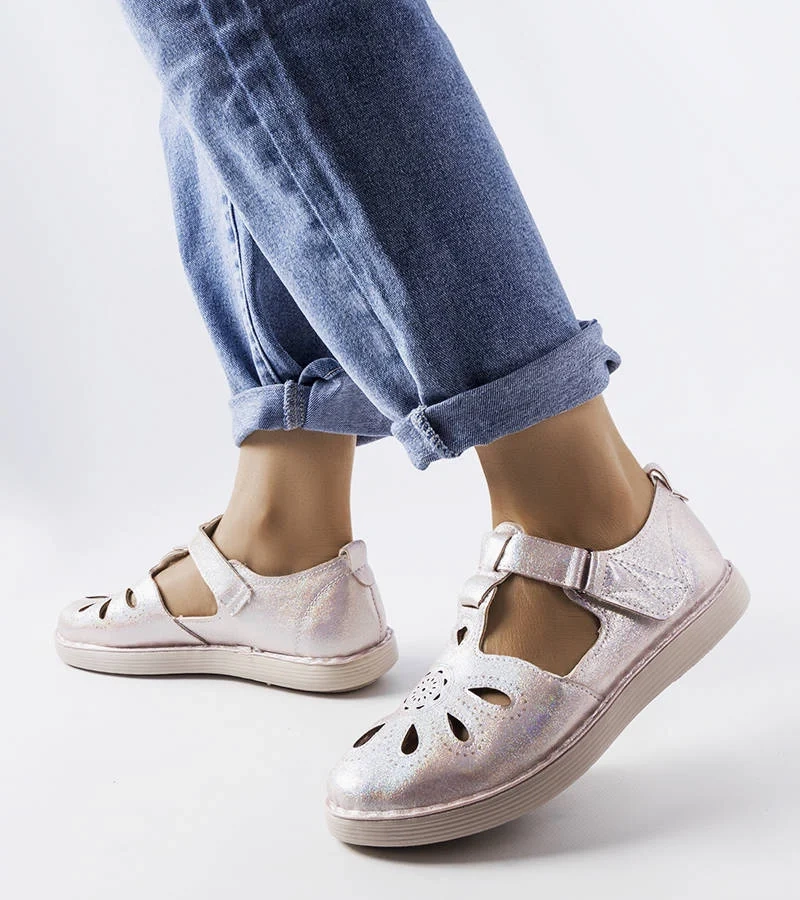 Rózsaszín csipkés cipők Williams