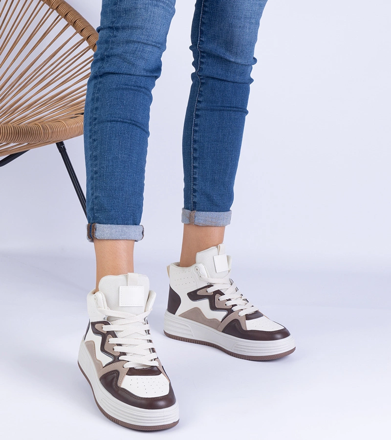 Barna női sportcipők Shadolina