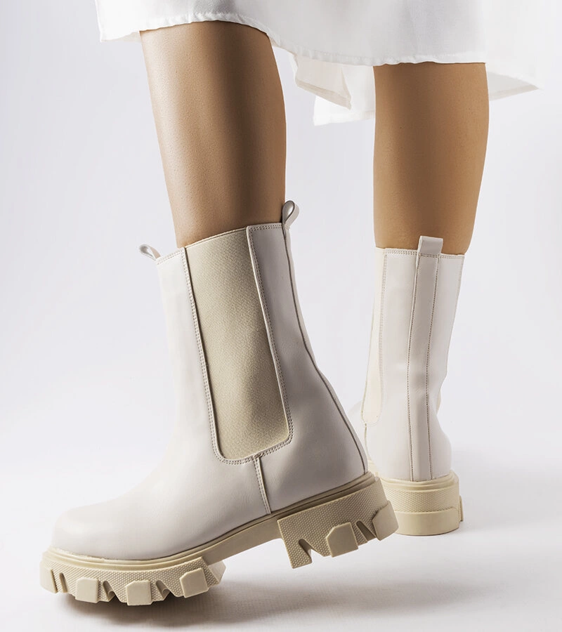 Vallejo bézs csizma munkás