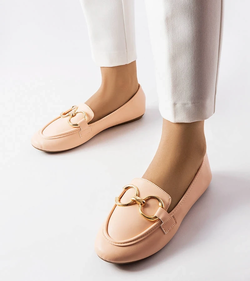 Női bézs mokaszinok Couturier